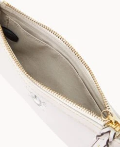 NFL Raiders Large Slim Wristlet RAIDERS -Dooney & Bourke W1111D N1ECSCECRAID ALT2 1