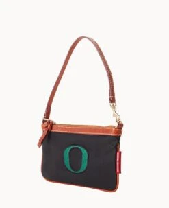 Collegiate University Of Oregon Large Slim Wristlet OREGON -Dooney & Bourke W1111G INBLPATNORE0 ALT1 1
