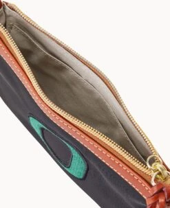 Collegiate University Of Oregon Large Slim Wristlet OREGON -Dooney & Bourke W1111G INBLPATNORE0 ALT2 1