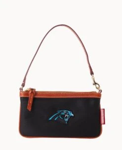 NFL Panthers Large Slim Wristlet PANTHERS -Dooney & Bourke W1111G INBLPATNPANT 1