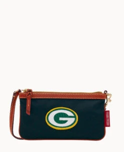 NFL Packers Large Slim Wristlet Packers -Dooney & Bourke W1111G INBLPATNPCKR 2