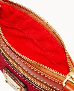 Pebble Grain Coin Case Red -Dooney & Bourke W1160G AWRDPATN ALT2 1
