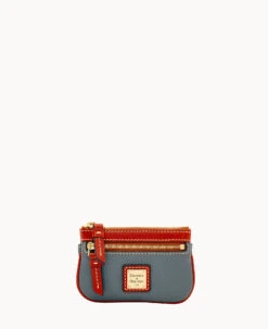 Pebble Grain Coin Case Red -Dooney & Bourke W1160G AWSLPATN