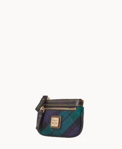 Tartan Small Coin Case Navy -Dooney & Bourke W1160G TTNVPABL ALT1 1