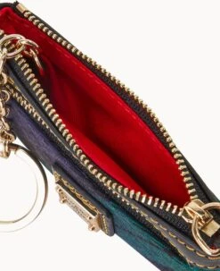 Tartan Small Coin Case Navy -Dooney & Bourke W1160G TTNVPABL ALT2 1