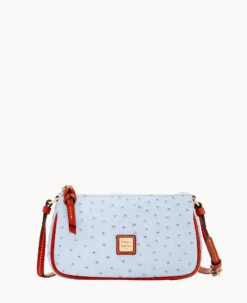 Ostrich Lexi Crossbody Grey -Dooney & Bourke W1400G OT3FPATN