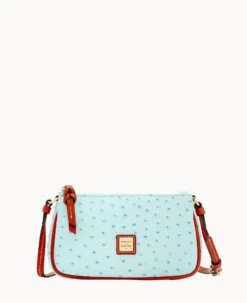 Ostrich Lexi Crossbody Grey -Dooney & Bourke W1400G OT9PPATN
