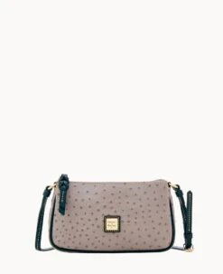 Ostrich Lexi Crossbody Grey -Dooney & Bourke W1400G OTGYPABL 1