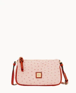 Ostrich Lexi Crossbody Grey -Dooney & Bourke W1400G OTROPATN