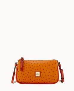 Ostrich Lexi Crossbody Grey -Dooney & Bourke W1400G OTTNPATN