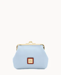 Pebble Grain Large Frame Purse Brown Tmoro -Dooney & Bourke W1407G AW3FPATN0001