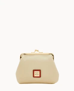 Pebble Grain Large Frame Purse Brown Tmoro -Dooney & Bourke W1407G AWBOPATN0001