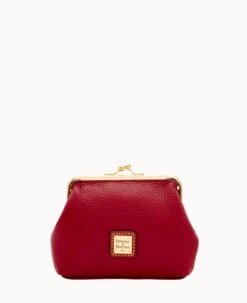 Pebble Grain Large Frame Purse Brown Tmoro -Dooney & Bourke W1407G AWCBPATN0001