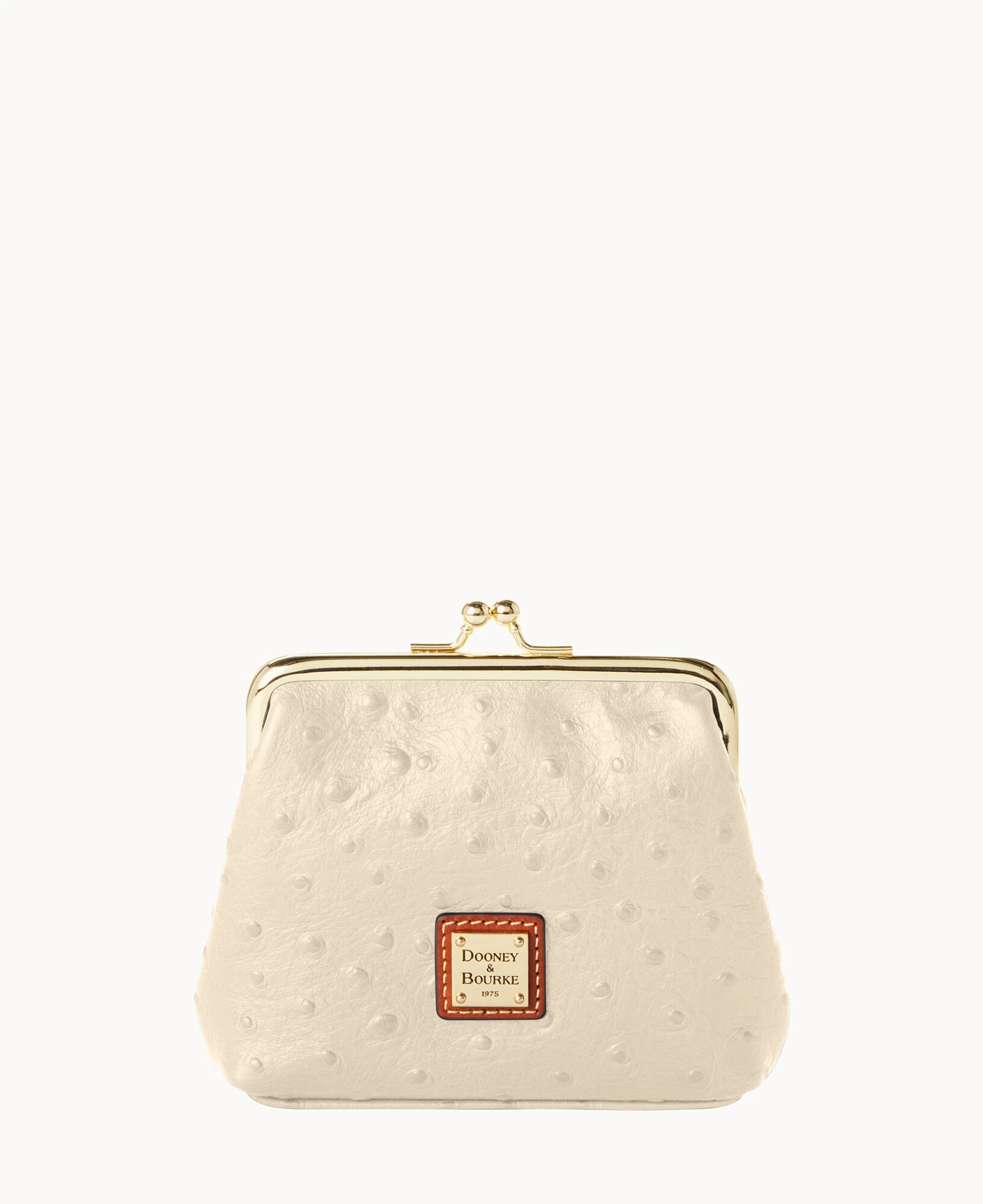 Ostrich Large Frame Purse Grey 20 Ostrich Large Frame Purse Grey - Image 20