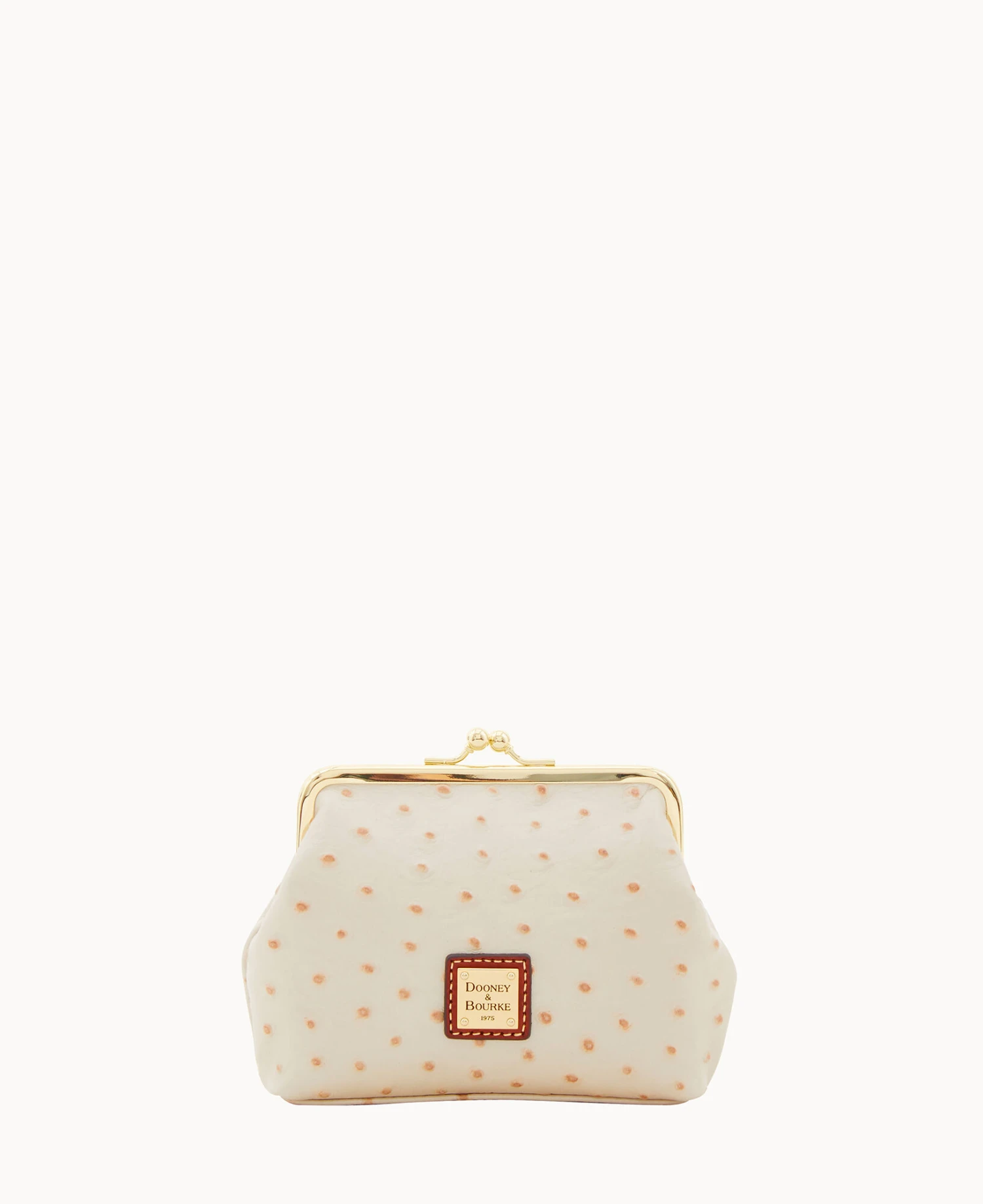 Ostrich Large Frame Purse Grey 17 Ostrich Large Frame Purse Grey - Image 17