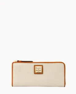 Pebble Grain Zip Clutch Midnight Blue -Dooney & Bourke W3155G AWBOPATN